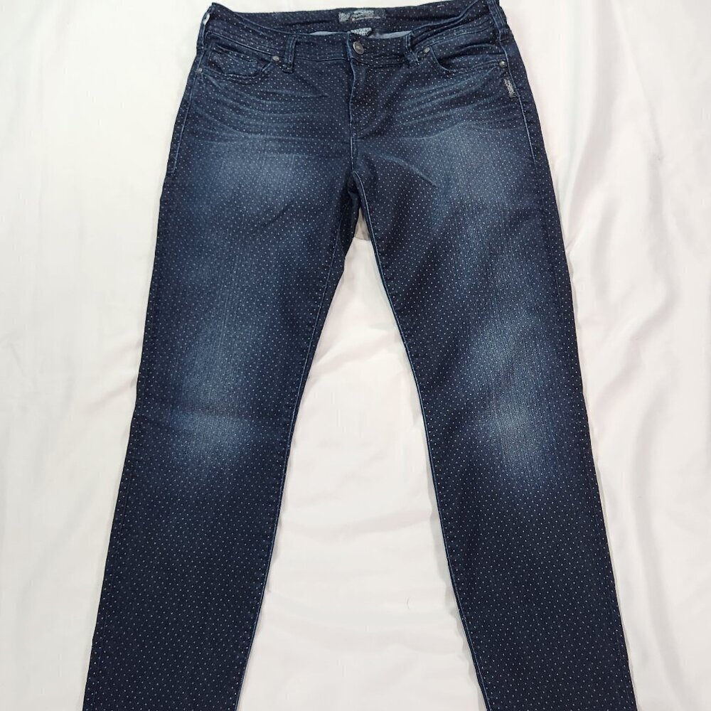 Silver Suki super skinny womens jeans 31/31 polka dot Lot B